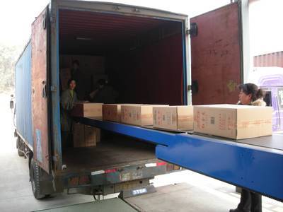 自动伸缩皮带输送机 小型装卸搬运中的高效装车利器